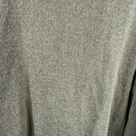 Chaps Cardigan Sweater Men's Green Sz XXL Shawl Collar Crest Grandpa Oversized - Picture 5 of 7